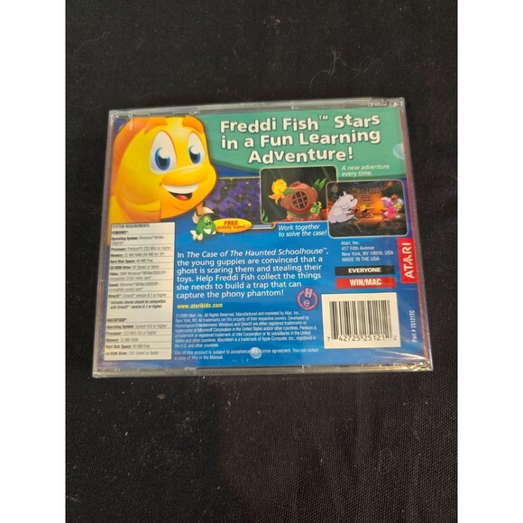 Atari Freddi Fish: The Case of the Haunted School House (Win/Mac) Sealed - Picture 2 of 7